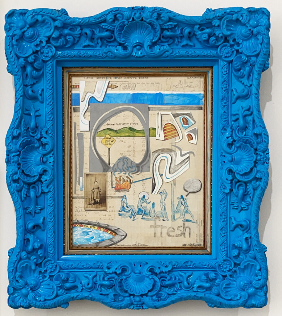 Jeff F. Wheeler's "Just This Side of Magdalena no. 2," 2019. This piece is part of the Wheeler Brothers' “Novel Toys, Tricks, and Games,” on view at Ro2 Art Gallery. (Photo by Ro2 Gallery)