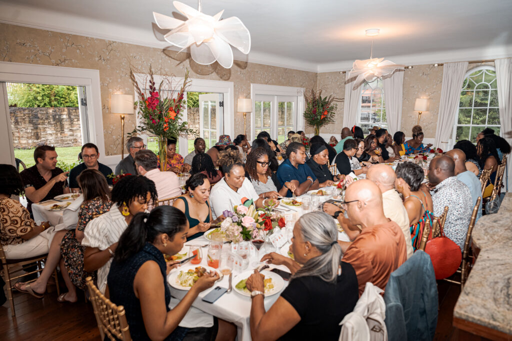 The sellout Juneteenth Jubilee dinner featuring a dozen Houston black chefs, held at the soon-to-open Hotel King David in Riverside Terrace.