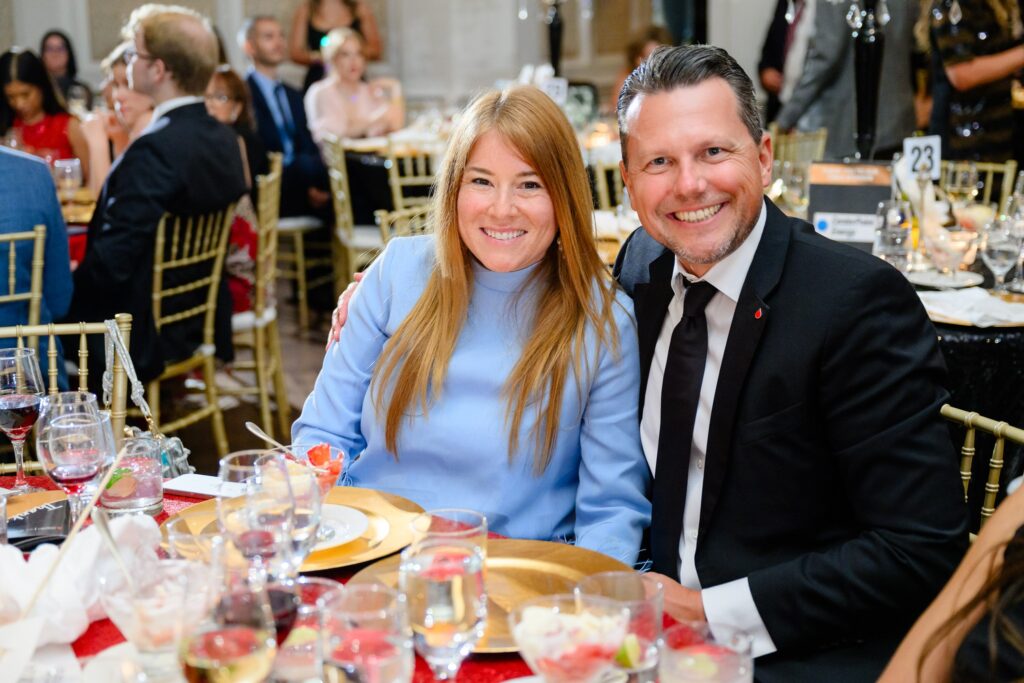 Alyssa Parrish Bublewicz & Dr. Michael Bublewicz at the Leukemia & Lymphoma Society Visionaries of the Year gala