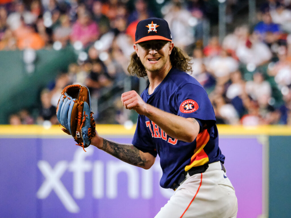 Astros closer Josh Hader is looking more like his dominant self. (Photo by F. Carter Smith)