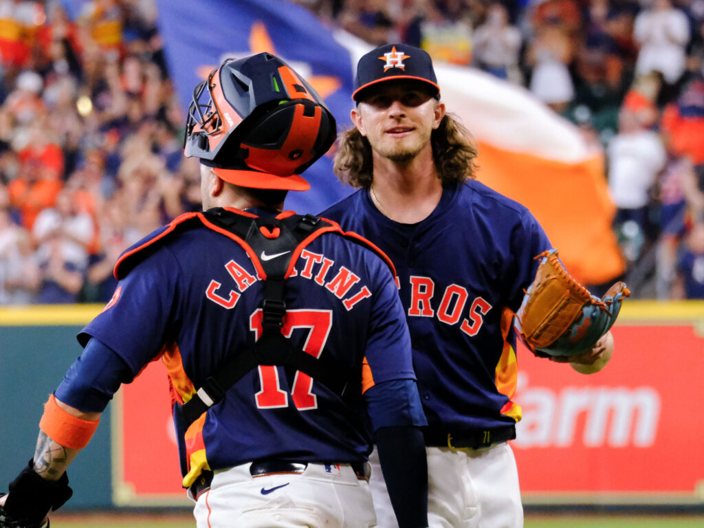 Josh Hader. the closing weapon for the Houston Astros, is out for at least three weeks. (Photo by F. Carter Smith)