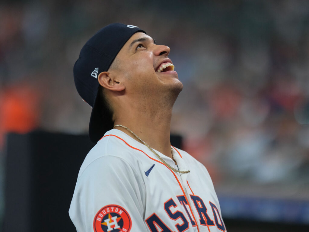 Houston Astros super utility man Mauricio Dubon can do it all. (Photo by F. Carter Smith)