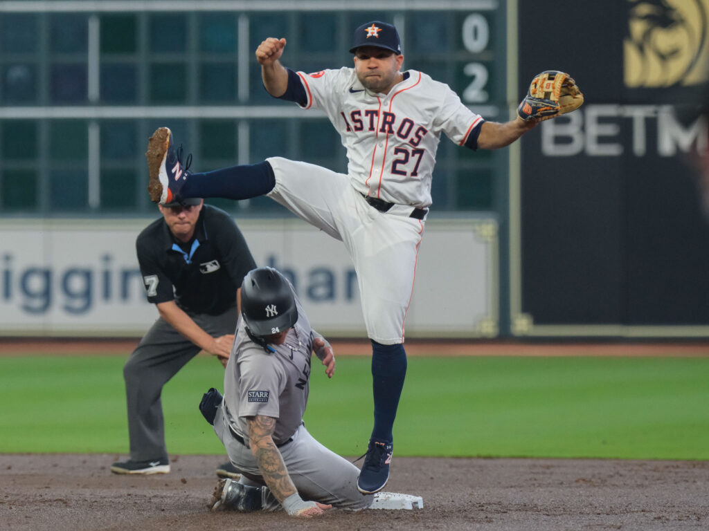 Jose Altuve still believes the Astros can get a leg up on the competition. (Photo by F. Carter Smith)