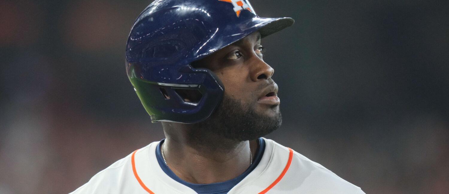 Yordan Alvarez is still one of the most imposing sluggers in all of baseball for the Astros. (Photo by F. Carter Smith)