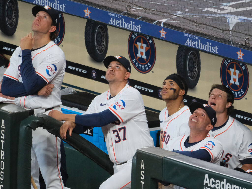 The Houston Astros have been looking up for large points of this season. (Photo by F. Carter Smith)