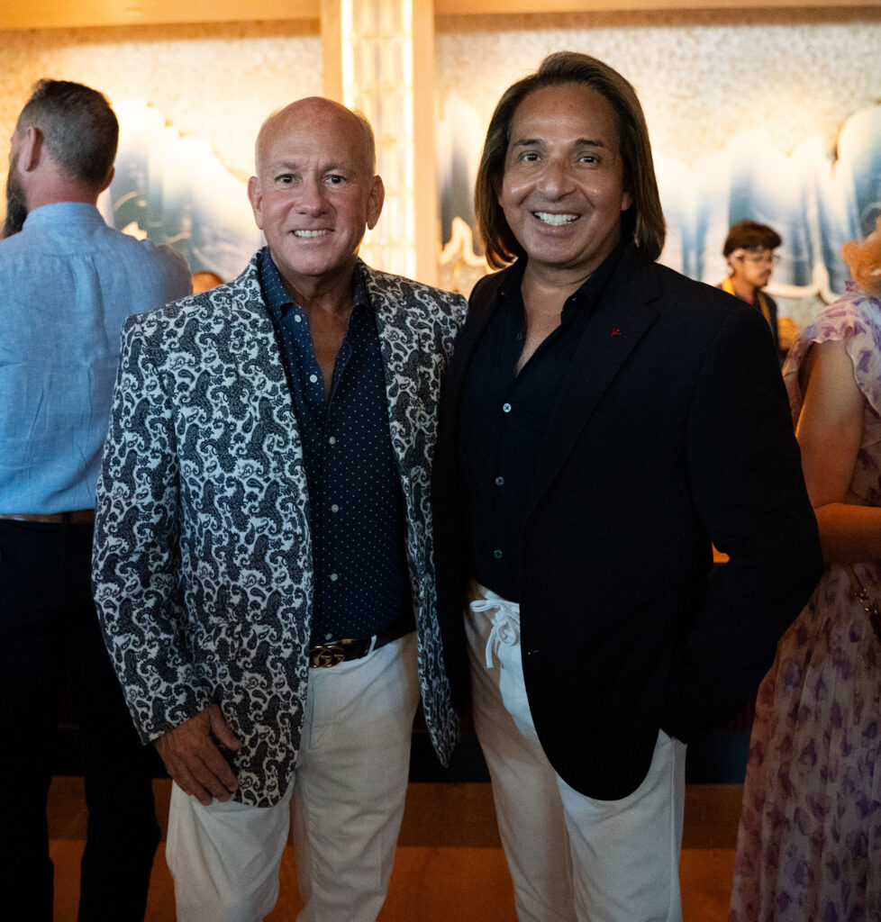 Bruce Banta-Guevara & Oscar Banta-Guevara at the opening of Azumi in River Oaks District. (Photo by Jonah Tijerina)