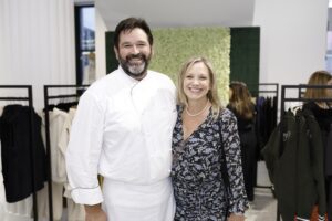 Chef Bryan Caswell, Erin Hicks (Photo by Quy Tran)