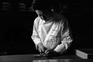 Chef Hideki Hiwatashi of Molihua (Photo by Brian Kennedy)