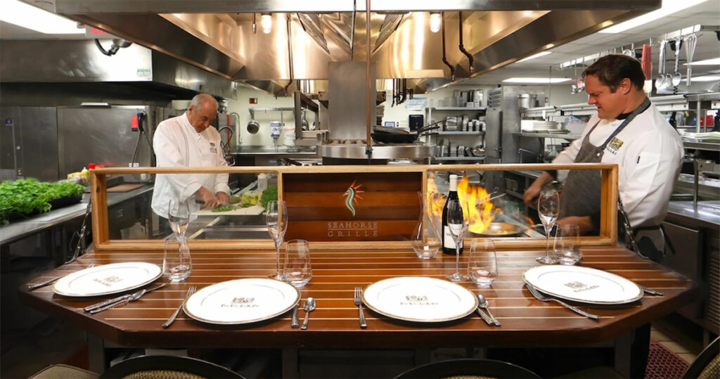 The Chef's Table at Seahorse Grill (Photo by The Spa at Ponte Vedra Inn & Club)