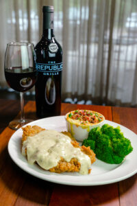 Chicken Fried Steak is one of the most popular items on the menu at the three Republic Grille restaurants. (Courtesy of Republic Grille)