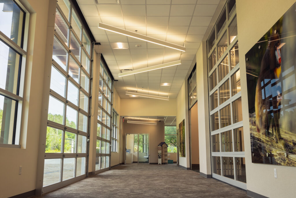 The flexible learning space inside the newly unveiled ELC will allow for more attendees to summer camps as well.