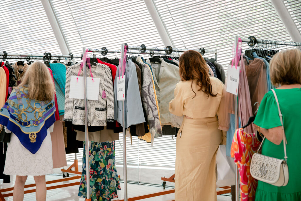 Shopping the "Chic Boutique" at the Salvation Army of North Texas’ 2024 Fashion Show and Luncheon. (Photo by The Salvation Army of North Texas)