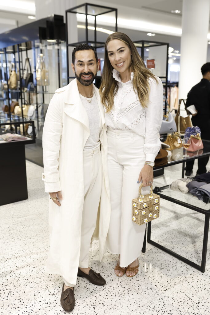 Fady Armanious, Disney Harris at the Camp Aspen pop-up at Tootsies (Photo by Quy Tran)
