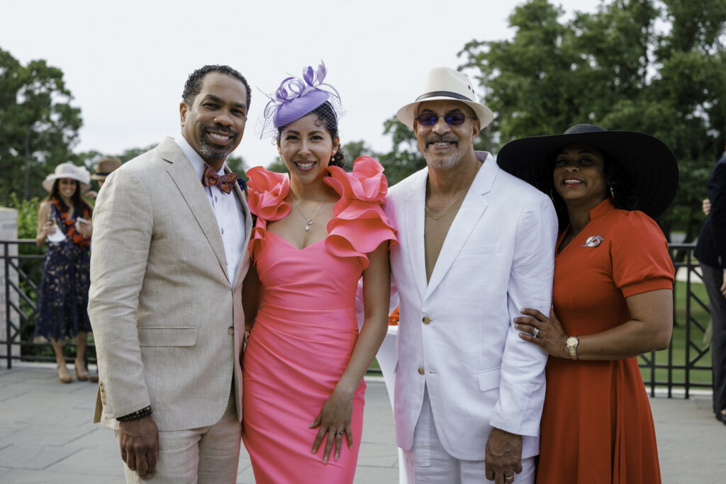 Fashionable guests attending Goodwill Houston's annual 'Goodwill Derby' gala