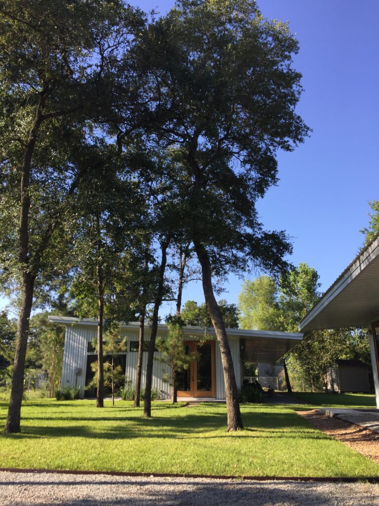 Artist Terrell James's Houston studio.