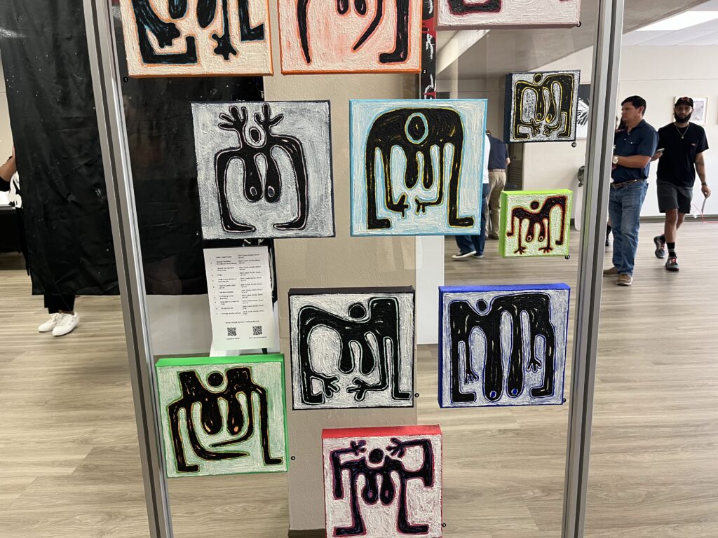 Nicole Durham's "The Weights Of Women" series unpacks the impact of societal expectations and cultural norms on women. (Photo by Jenna Baer)