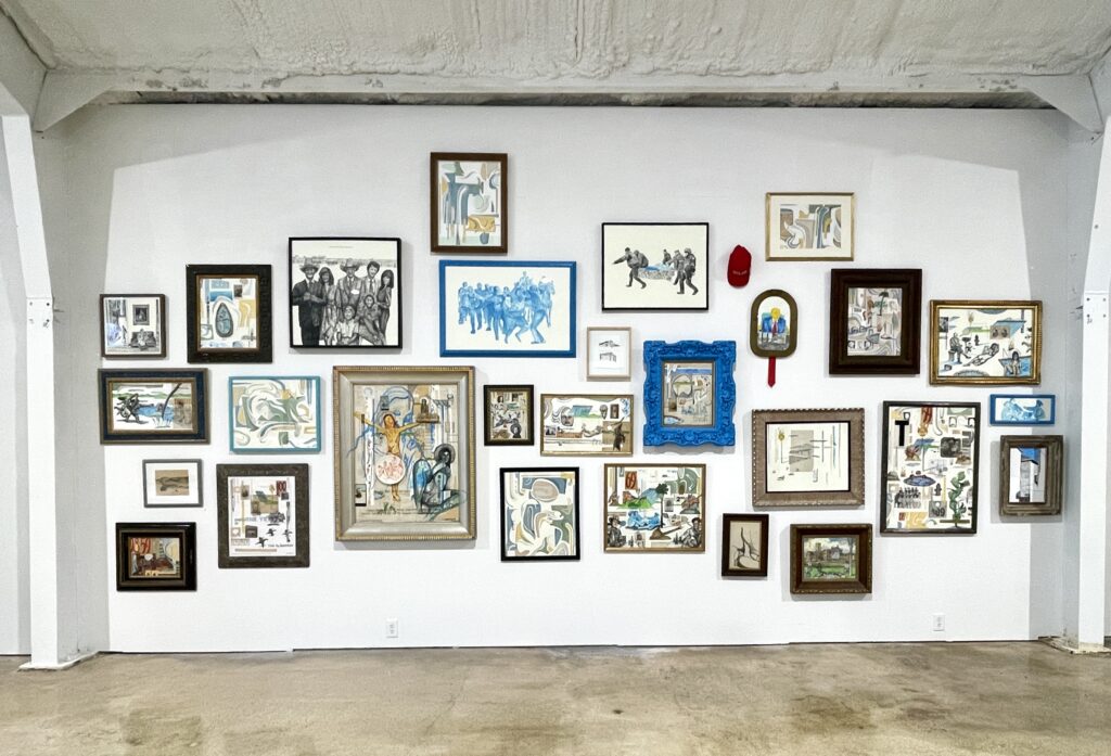 Installation view of the three exhibitions at Ro2 Art Gallery (Photo by Ro2 Gallery)