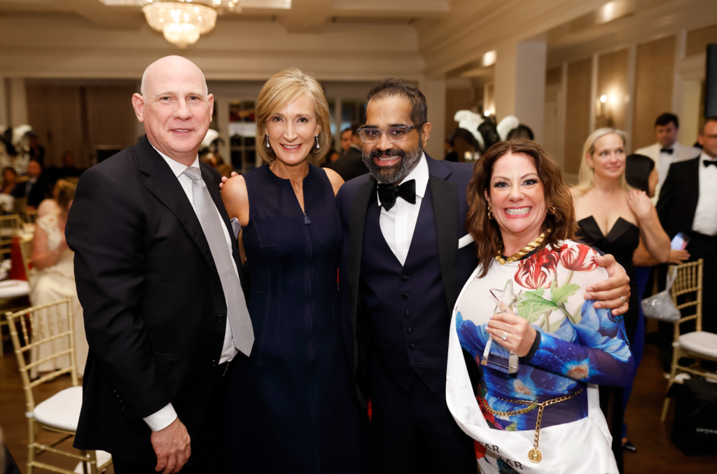 Jason & Kelly Whitley, Anuj & Peri Patel at the Leukemia & Lymphoma Society Visionaries of the Year gala