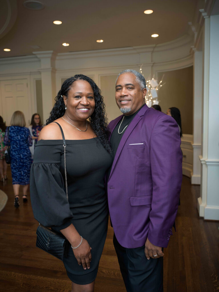 Keisha Smith, Millard Smith at the Houston Furniture Bank dinner  (Photo by Daniel Ortiz)