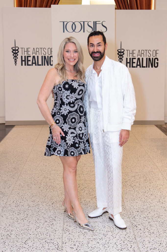 Kristen Collens, Fady Armanious at The Arts of Healing 'Women in Medicine' event at Tootsies  (Photo by Jacob Power)