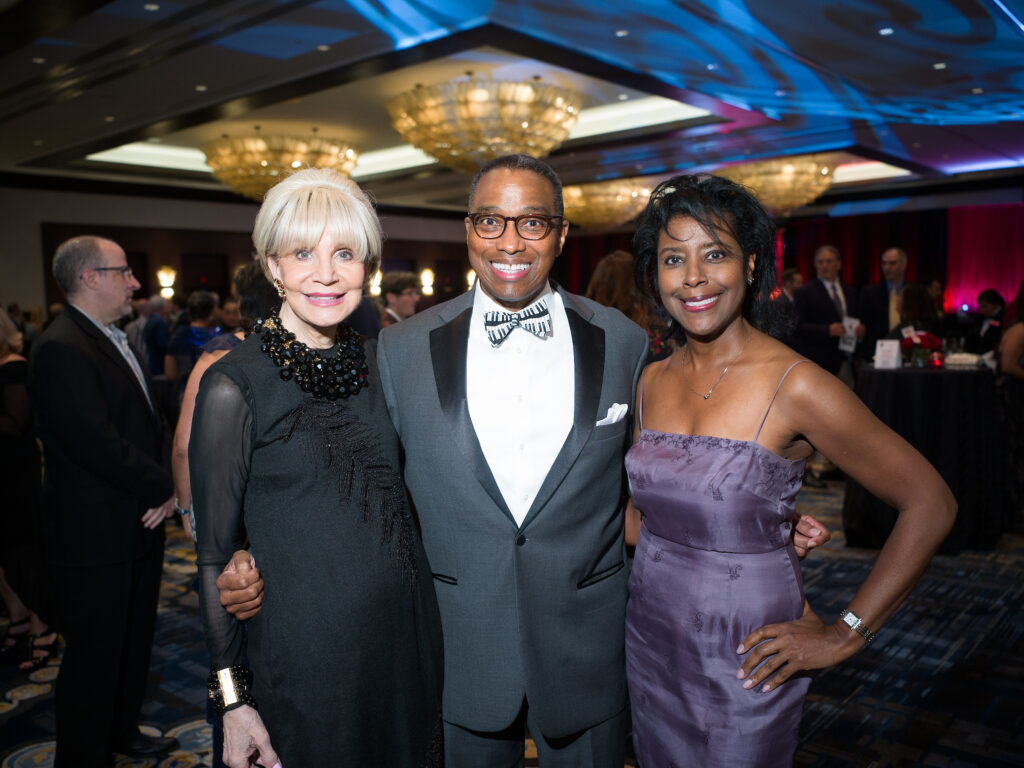Leisa Holland Nelson Bowman , Kambrel Marshall, Rashena Franklin at the Children at Risk dinner (Photo by Daniel Ortiz)