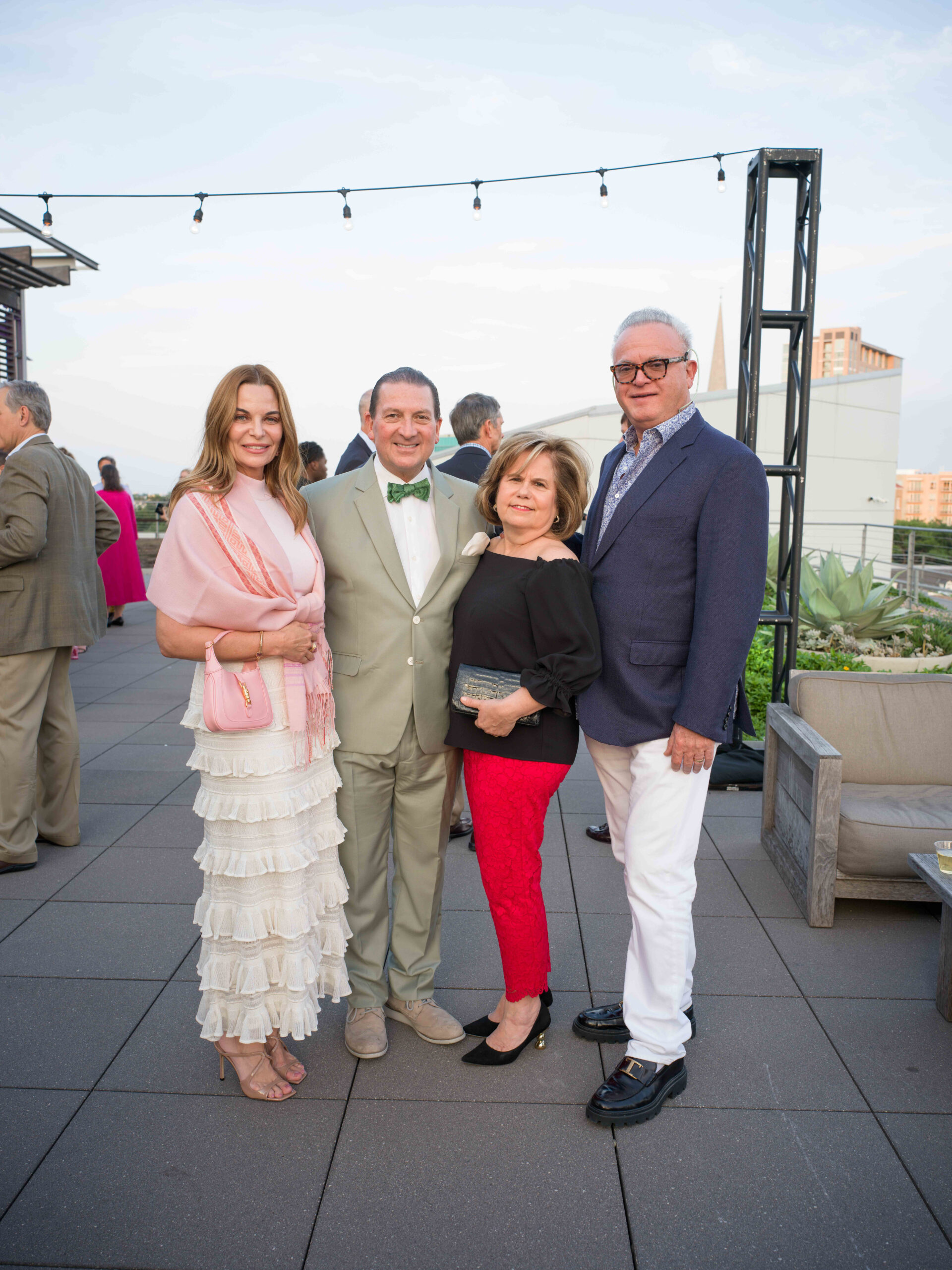 Micheline and German Newall; Mary and Bernie Arocha; Photo by Daniel Ortiz