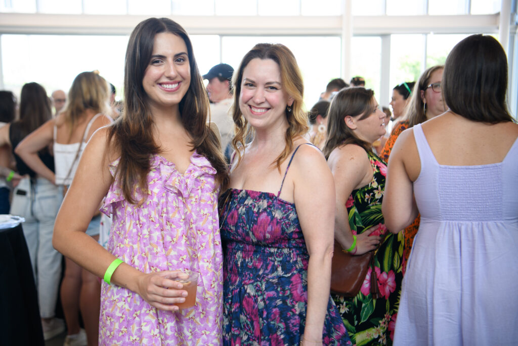 Nicole Graf Trapezountious, Jennifer LeGrand Howard at the Urban Green 'Gardens & Goblets' fundraiser at  McGovern Centennial Gardens (Photo by  J. Vince Photography)
