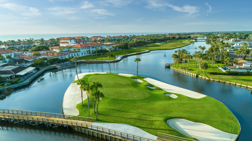 Ponte Vedra Inn's famous golf course. (Photo by The Spa at Ponte Vedra Inn & Club)