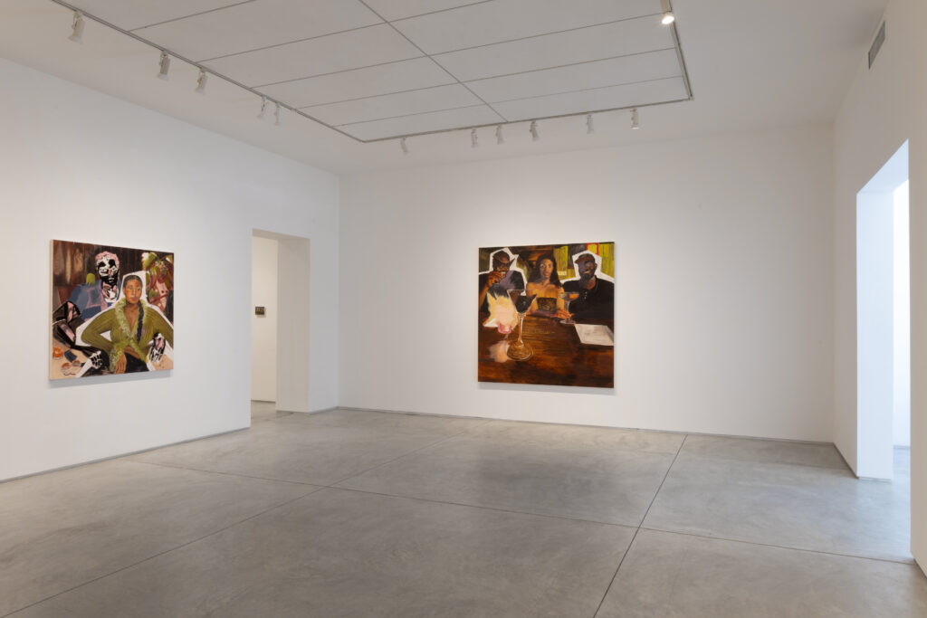 An installation view of "Alexis Pye: The Melancholic Girls Brigade: The Lovers, The Dreamers, and Me," which will be exhibited through July 6, 2024 at Inman Gallery. (Photo by Caroline Philippone. Courtesy Alexis Pye and Inman Gallery, Houston)