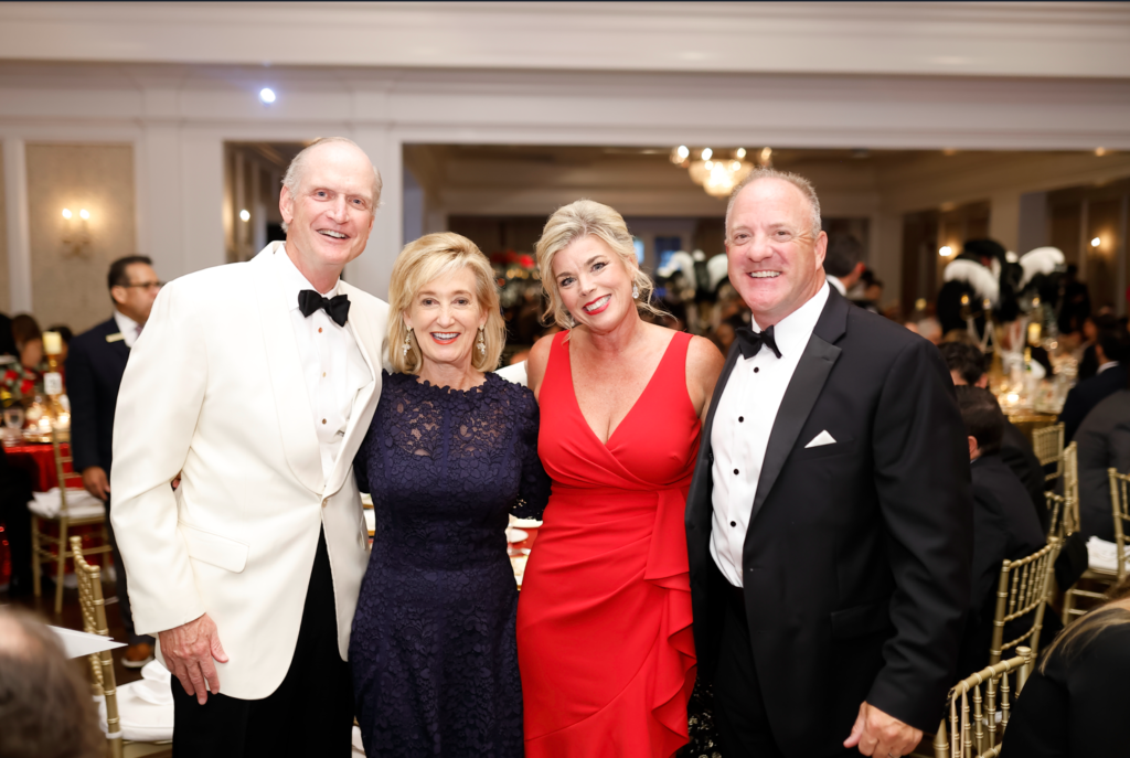 Richard & Tricia Nelson, Laura & 
 Johnny Lewis at the Leukemia & Lymphoma Society Visionaries of the Year gala