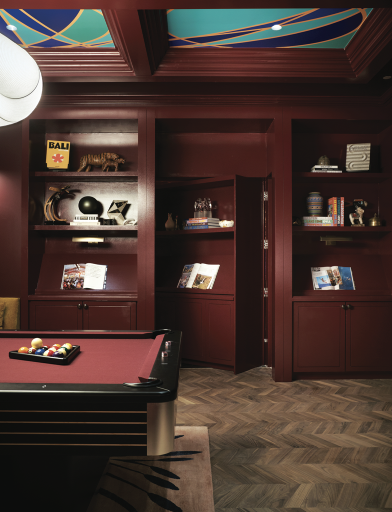 A secret bookcase door in The Library leads to the speakeasy-style Velvet Room. (Photography by Pär Bengtsson) (Photo by Pär Bengtsson and Michelle Aviña)