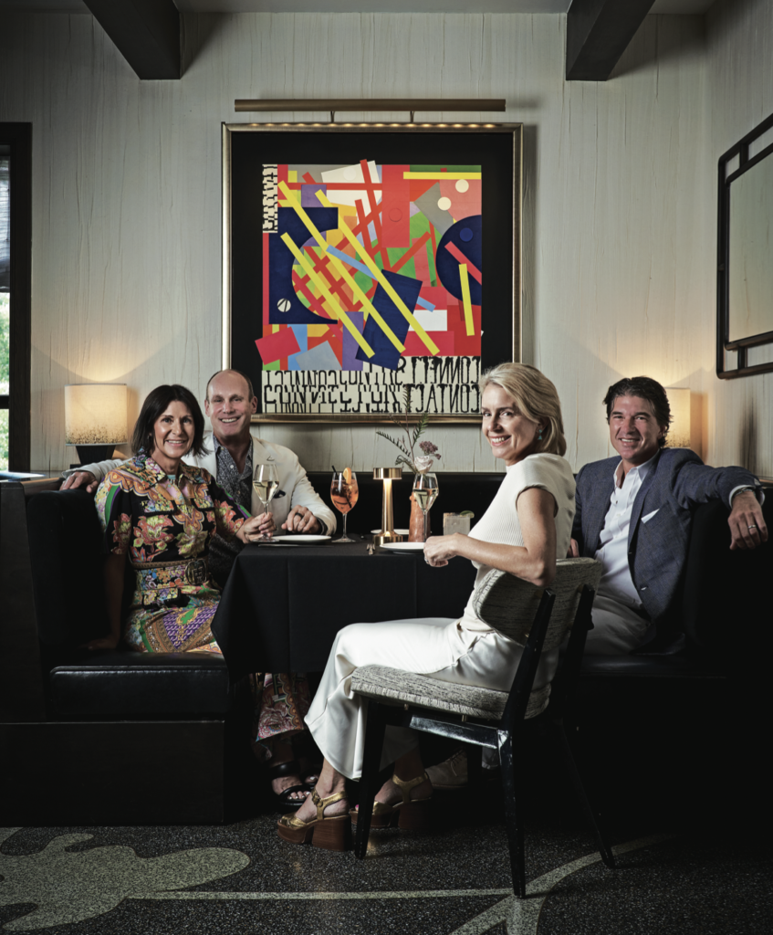 Deborah and John Scott & Megan and Brady Wood are the co founders behind Park House and the new Park House Houston. (Photo by Pär Bengtsson and Michelle Aviña)