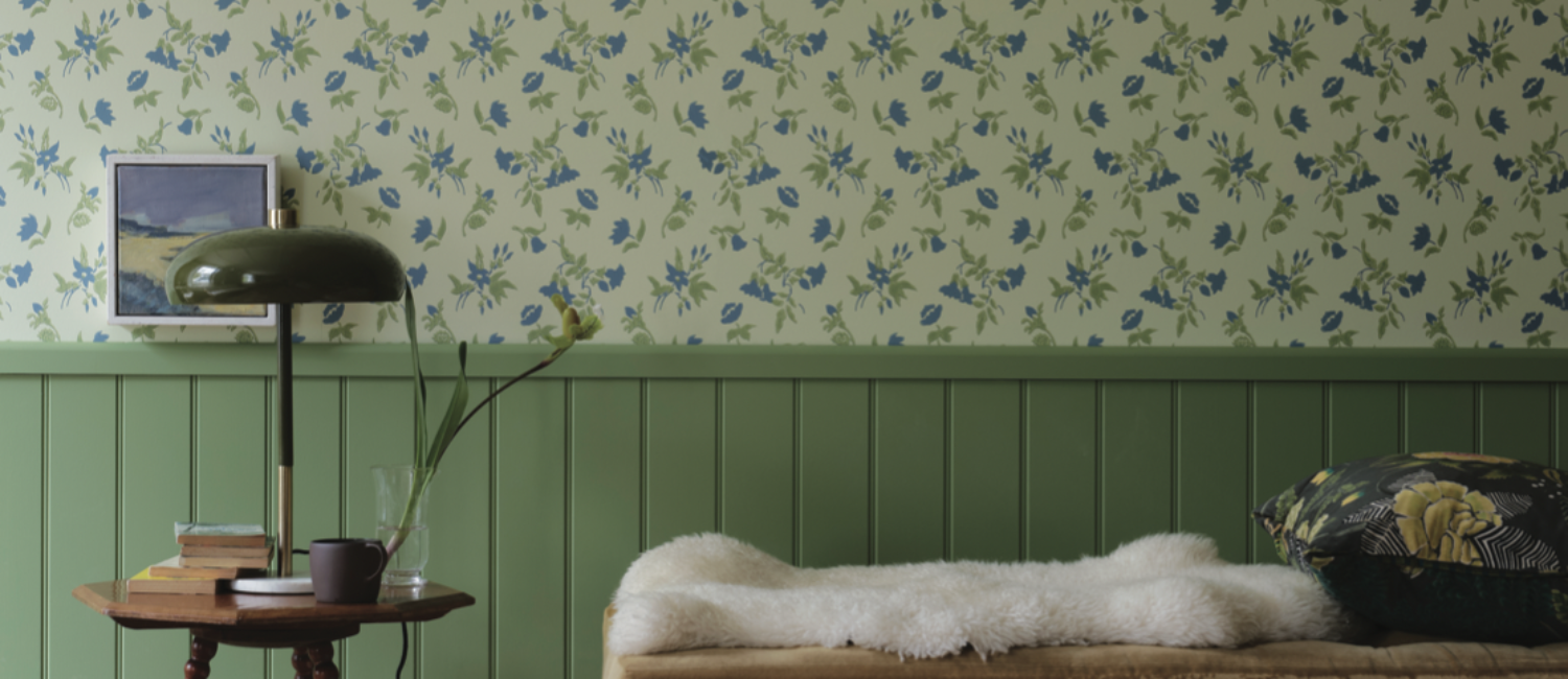 Farrow & Ball x The Purnon Papers wallpaper collection
