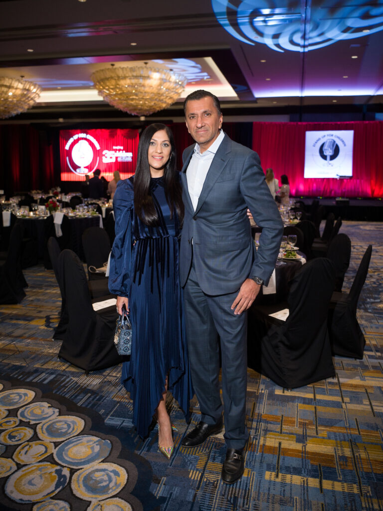 Dr. Sippi & Ajay Khurana at the Children at Risk dinner (Photo by Daniel Ortiz)