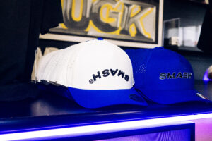 Smash GC merchandise at Trill Burgers
