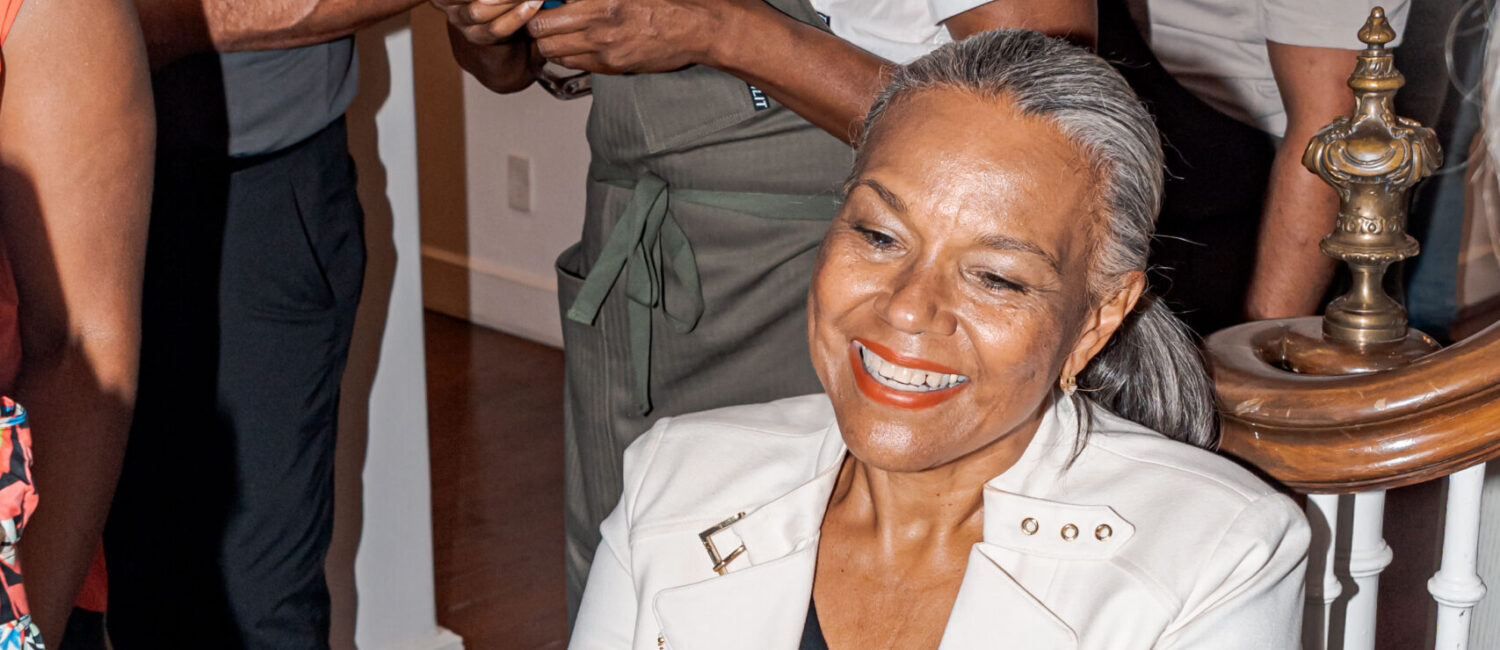 Toni Tipton-Martin signs her James Beard Award-Winning Cookbook, Jubilee_ Recipes From Two Centuries of African American Cooking