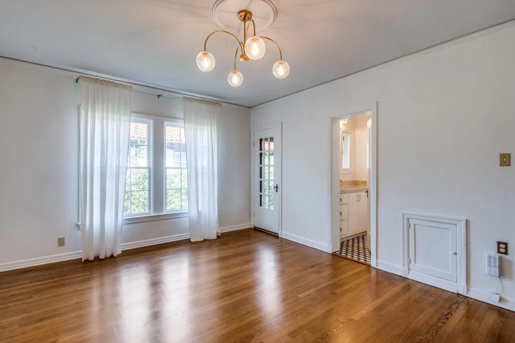 One of four bedrooms in the home. 