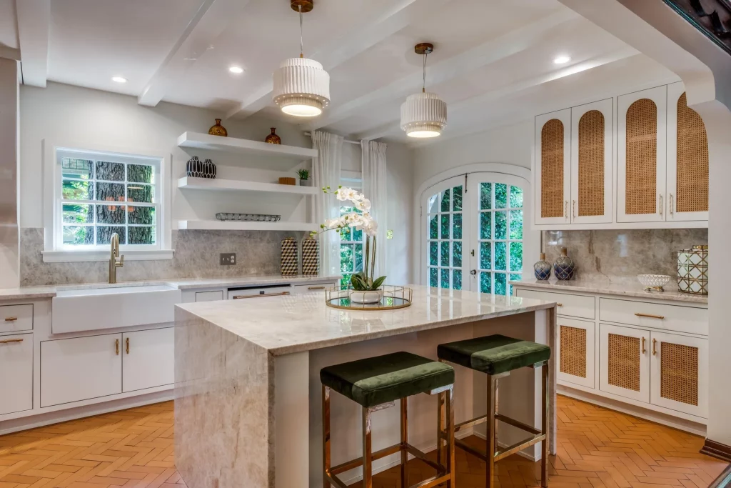 The kitchen was one of the areas most recently updated. 