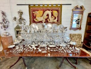 dallas estate sale sterling silver collection