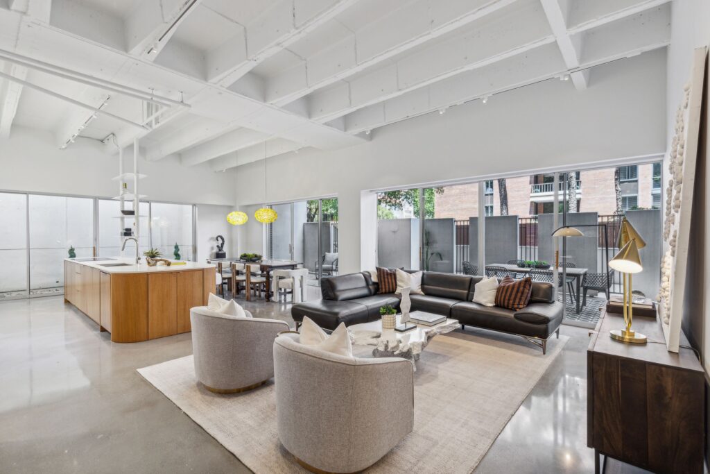 The 1964 condo was completely reimagined by Dallas architects FAR + DANG and Knox Built Construction.  