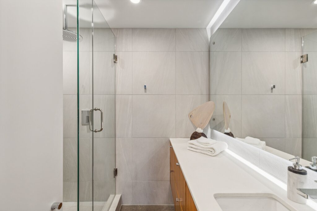 The second full bathroom.