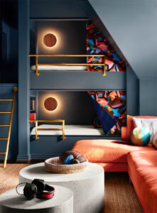 Designer Jean Liu kids bunk beds – university park dallas (Photo by Lisa Petrole)