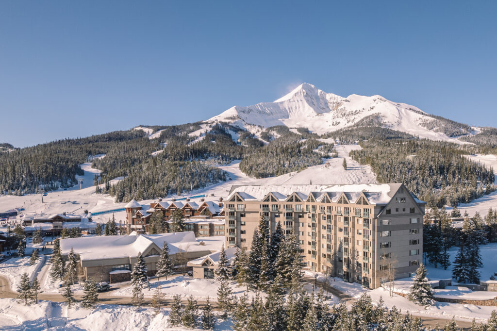 Mountain Village is the hub for Big Sky's sprawling ski resort.