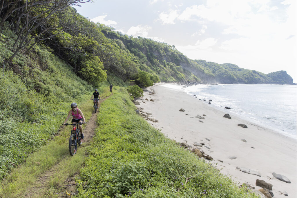 Rancho Santana's 21 miles of hiking trails await adventure seekers for nature excursions, mountain biking, horseback riding and more. 