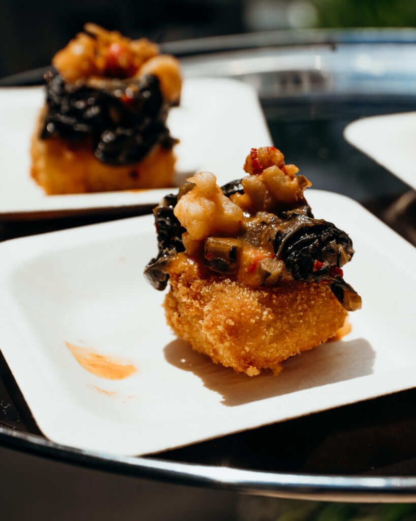 Delicious bites  at CoolxDad Real-Time Brunch (Photo by William Issac)