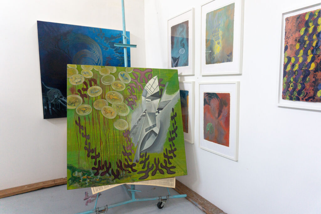 Arielle Masson's "Ingenious Genomics" (Photo by Sofia Westerman) 