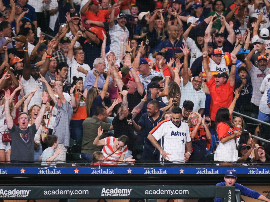 Minute Maid Park is still one of the best atmospheres in all of sports with Astros fans embracing this Golden Era. (Photo by F. Carter Smith)