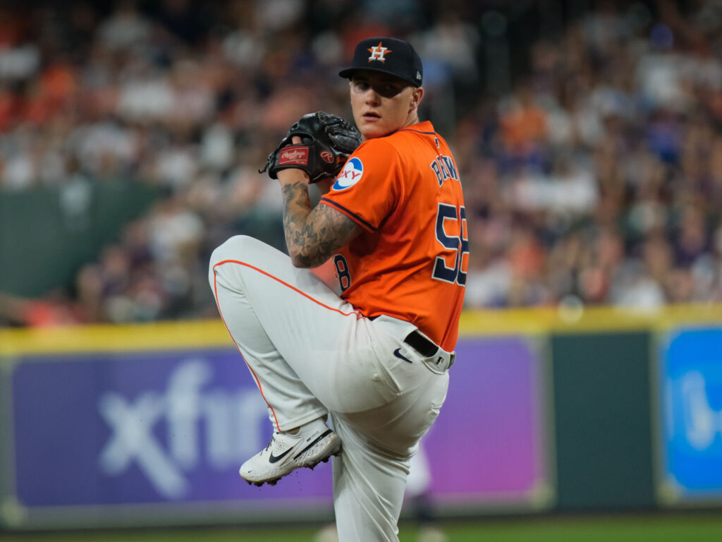 Hunter Brown turned his season around and played no small part in changing the Astros' fortunes too. (Photo by F. Carter Smith) 