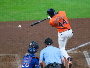 The Houston Astros beat the Miami Marlins then the Texas Rangers behind Hunter Brown, Yordan Alvarez and Jose Altuve at Minute Maid Park