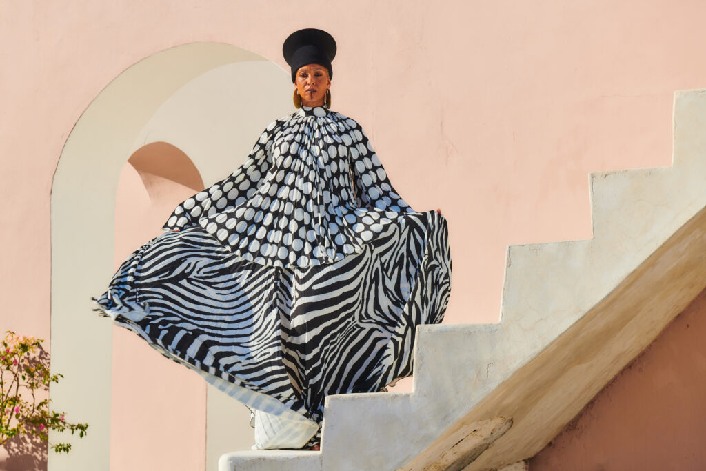 'The Lion King' inspired fashion by Balmain in partnership with Disney in celebration of the 30th anniversary of the film. (Photo by Joel Anderson)
